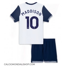 Maglie da calcio Tottenham Hotspur James Maddison #10 Prima Maglia Bambino 2024-25 Manica Corta (+ Pantaloni corti)